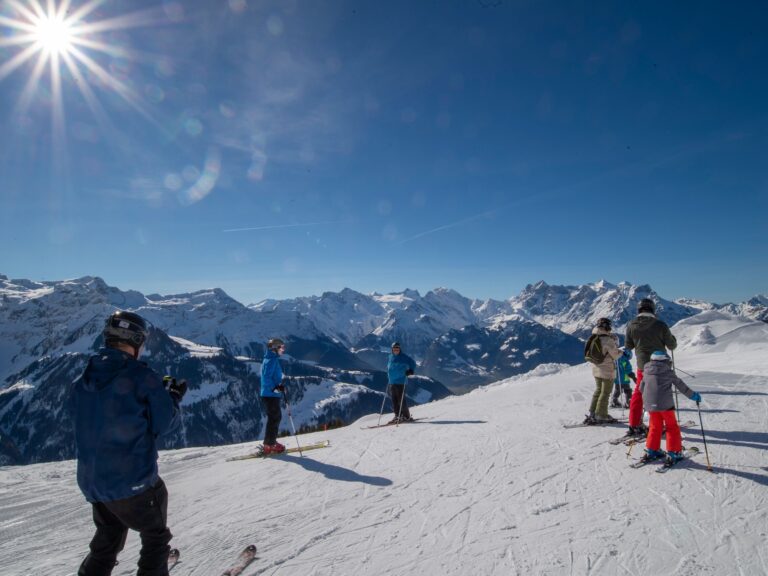 Gisleralp Skifahrer Angel Sanchez